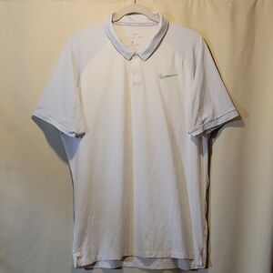 Nike Men's Light Gray Polo Shirt